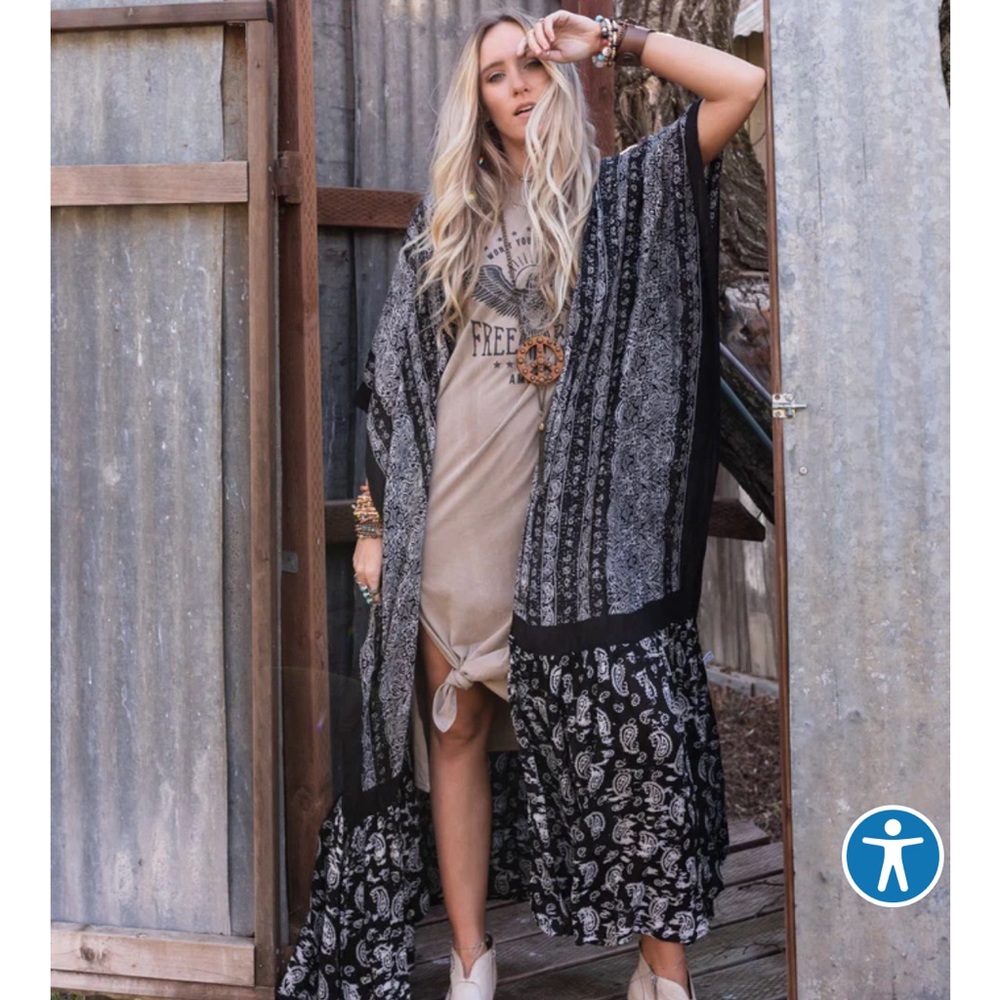Three Bird Nest: The Paisley Tapestry Duster Kimono